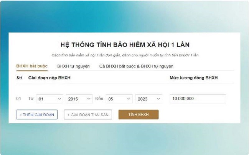 Mách bạn cách tính BHXH 1 lần năm 2024 online đơn giản, chính xác nhất