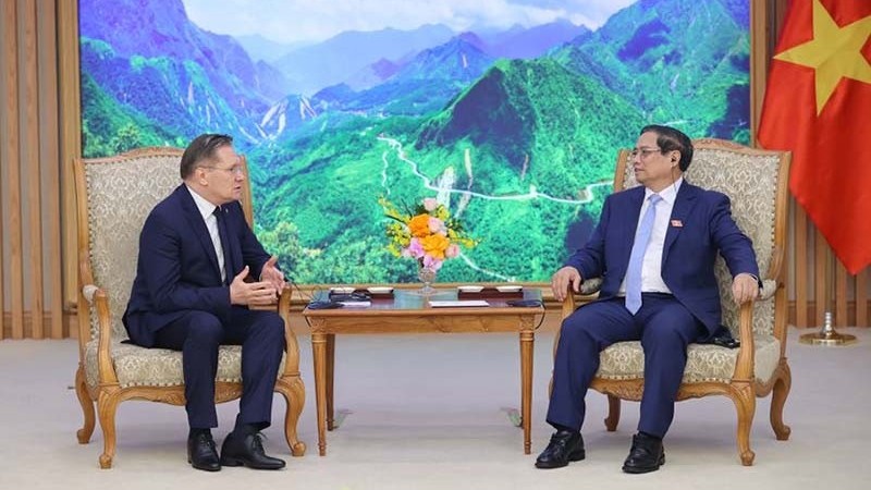 Thủ tướng Phạm Minh Chính tiếp Tổng giám đốc Tập đoàn Năng lượng nguyên tử quốc gia Nga