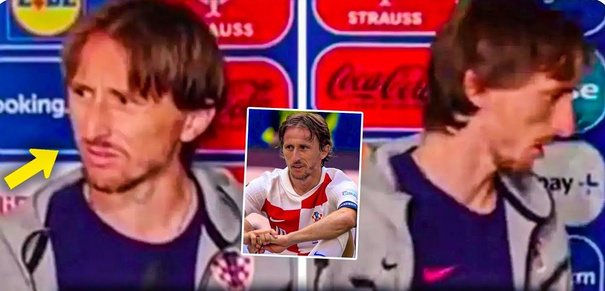 Đội trưởng tuyển Croatia Luka Modric bỏ ngang buổi phỏng vấn sau câu hỏi bí ẩn