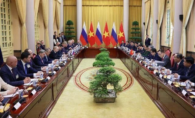 Welcome ceremony with grand cannon salut held for Russian President Vladimir Putin Welcome ceremony with grand cannon salut held for Russian President Vladimir Putin