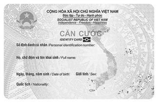 Mặt trước, mặt sau thẻ căn cước mới từ ngày 1/7/2024