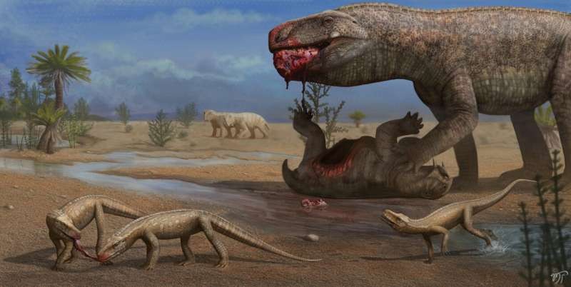 Brazil tìm thấy hóa thạch loài bò sát giống cá sấu cổ đại