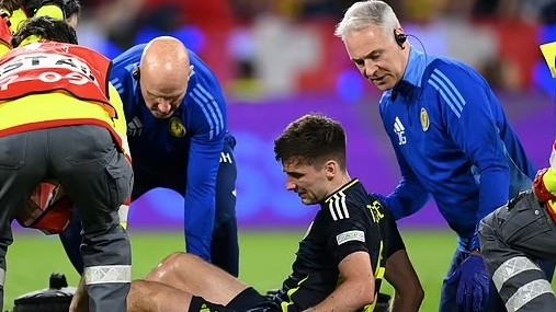 Kieran Tierney - cầu thủ đầu tiên chia tay EURO 2024 vì chấn thương