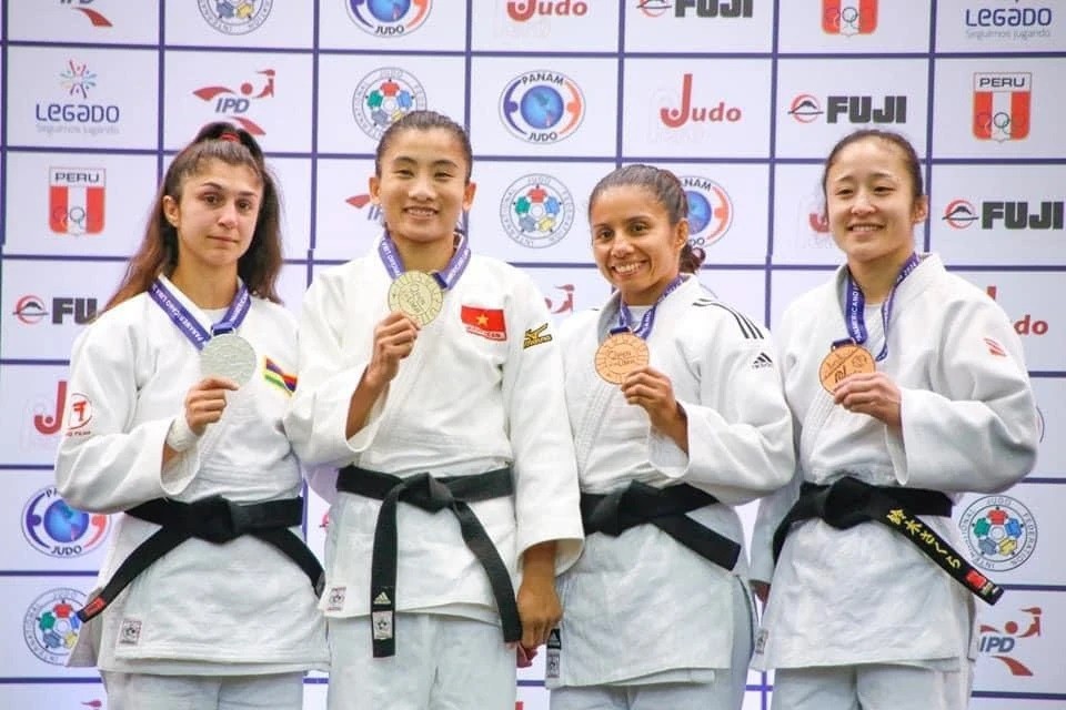 Võ sĩ judo Hoàng Thị Tình giành vé dự Olympic Paris 2024