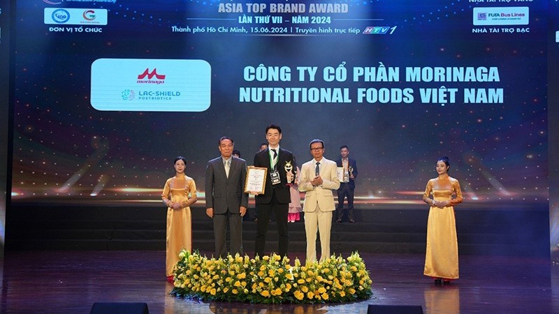 Morinaga Nutritional Foods Vietnam Recognized with Asia Top Brand Award 2024