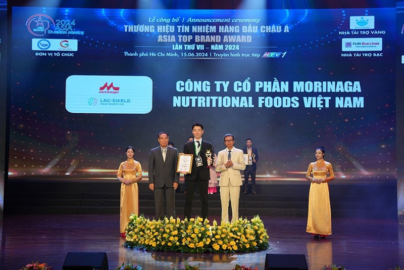 Morinaga Nutritional Foods Vietnam Recognized with Asia Top Brand Award 2024