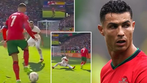 Khoảnh khắc trẻ ra 10 tuổi của Cristiano Ronaldo tại EURO 2024