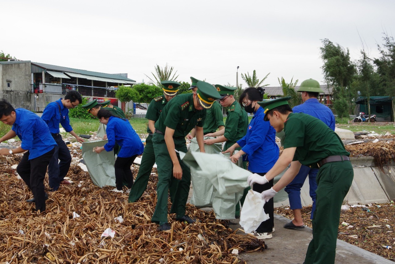 Thái Bình: 150 cán bộ, đoàn viên, thanh niên tham dự Chiến dịch 'Hành quân xanh' năm 2024