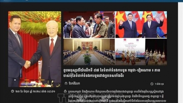Vietnam-Cambodia always have a close relationship: media