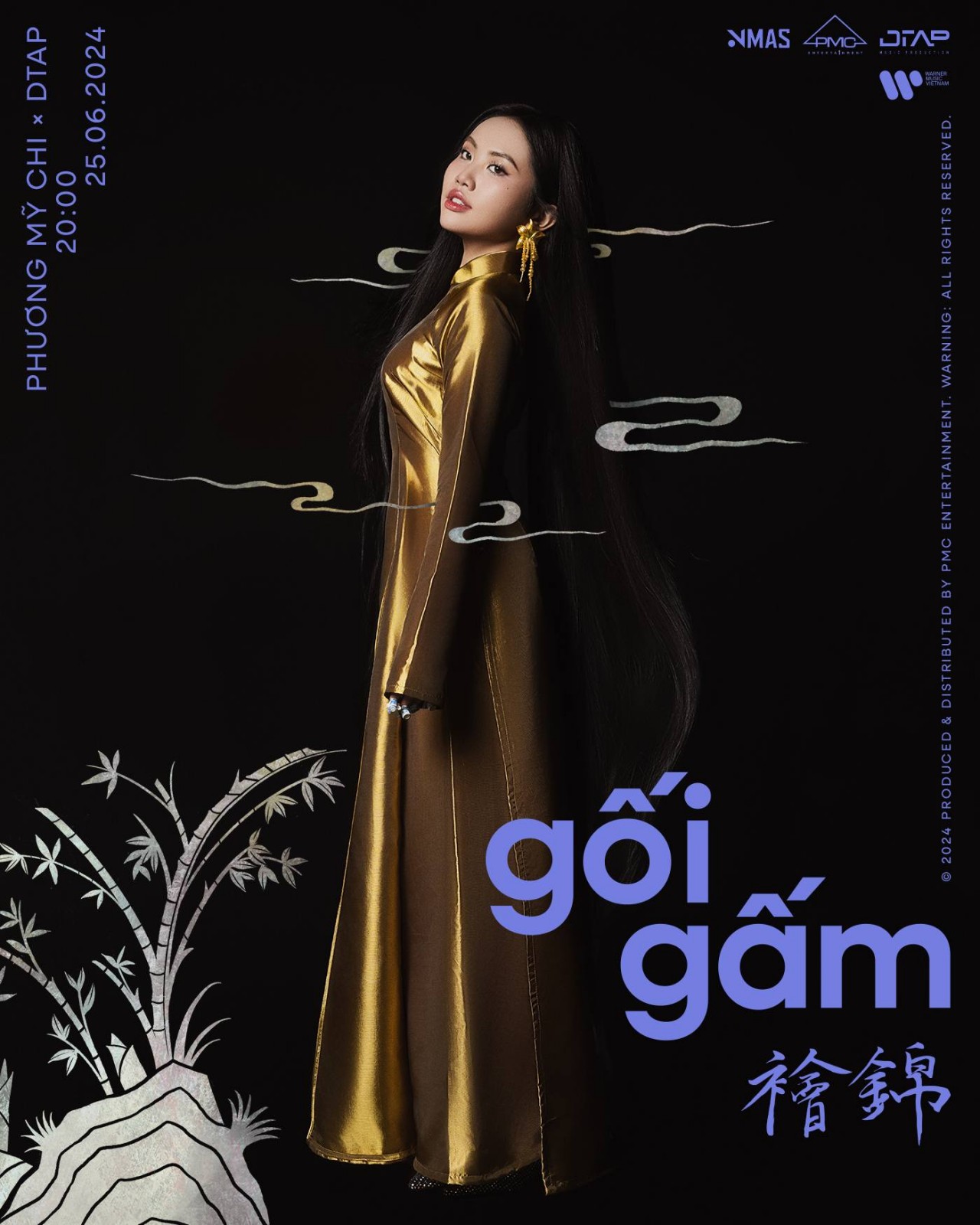 Ca sĩ Phương Mỹ Chi tung poster MV Gối Gấm