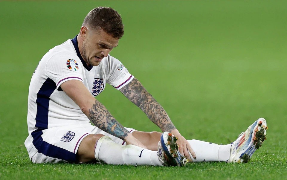 Kieran Trippier chấn thương trước trận đội tuyển Anh và Slovenia