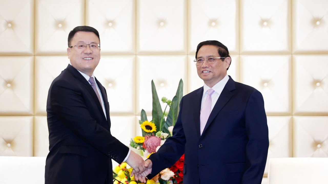 Thủ tướng Phạm Minh Chính tiếp lãnh đạo Tập đoàn Xây dựng điện lực Trung Quốc (PowerChina)