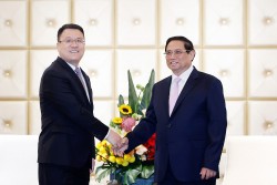 Thủ tướng Phạm Minh Chính tiếp lãnh đạo Tập đoàn Xây dựng điện lực Trung Quốc (PowerChina)