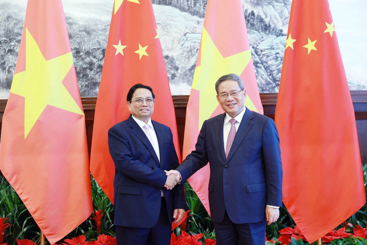 Thủ tướng Phạm Minh Chính hội đàm với Thủ tướng Quốc vụ viện Trung Quốc Lý Cường