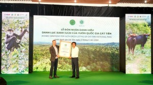 Cat Tien National Park officially joins IUCN green list