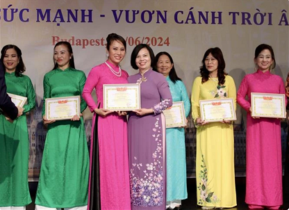 Vietnamese women’s union in Hungary praised for contributions to community