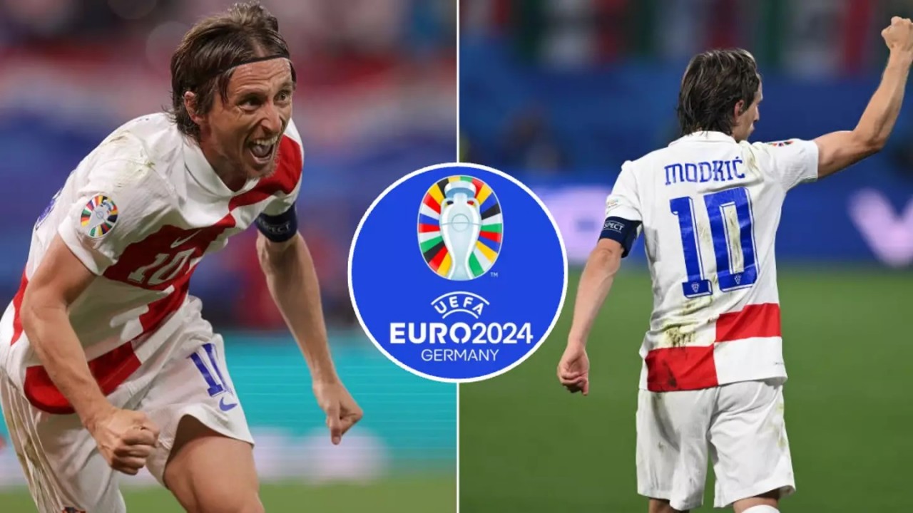 Đội truyển tuyển Croatia Luka Modric trở thành cầu thủ lớn tuổi nhất ghi bàn tại VCK EURO