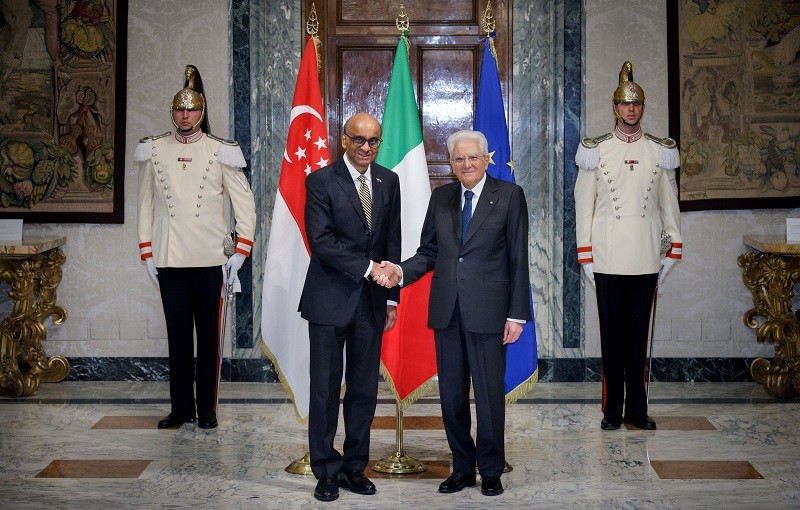 Tổng thống Singapore: Đây là thời điểm quan trọng để có mặt ở Italy