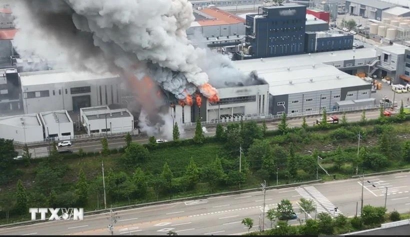 No Vietnamese reported injured or dead in RoK’s battery plant fire: Embassy