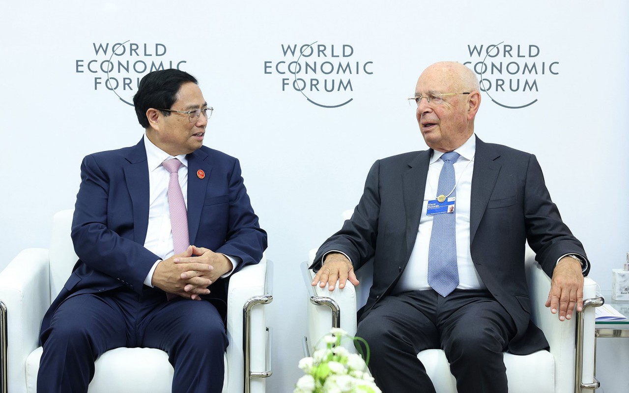 Nhà sáng lập kiêm Chủ tịch điều hành WEF Klaus Schwab: Việt Nam như hình mẫu về một nền kinh tế phát triển mạnh mẽ