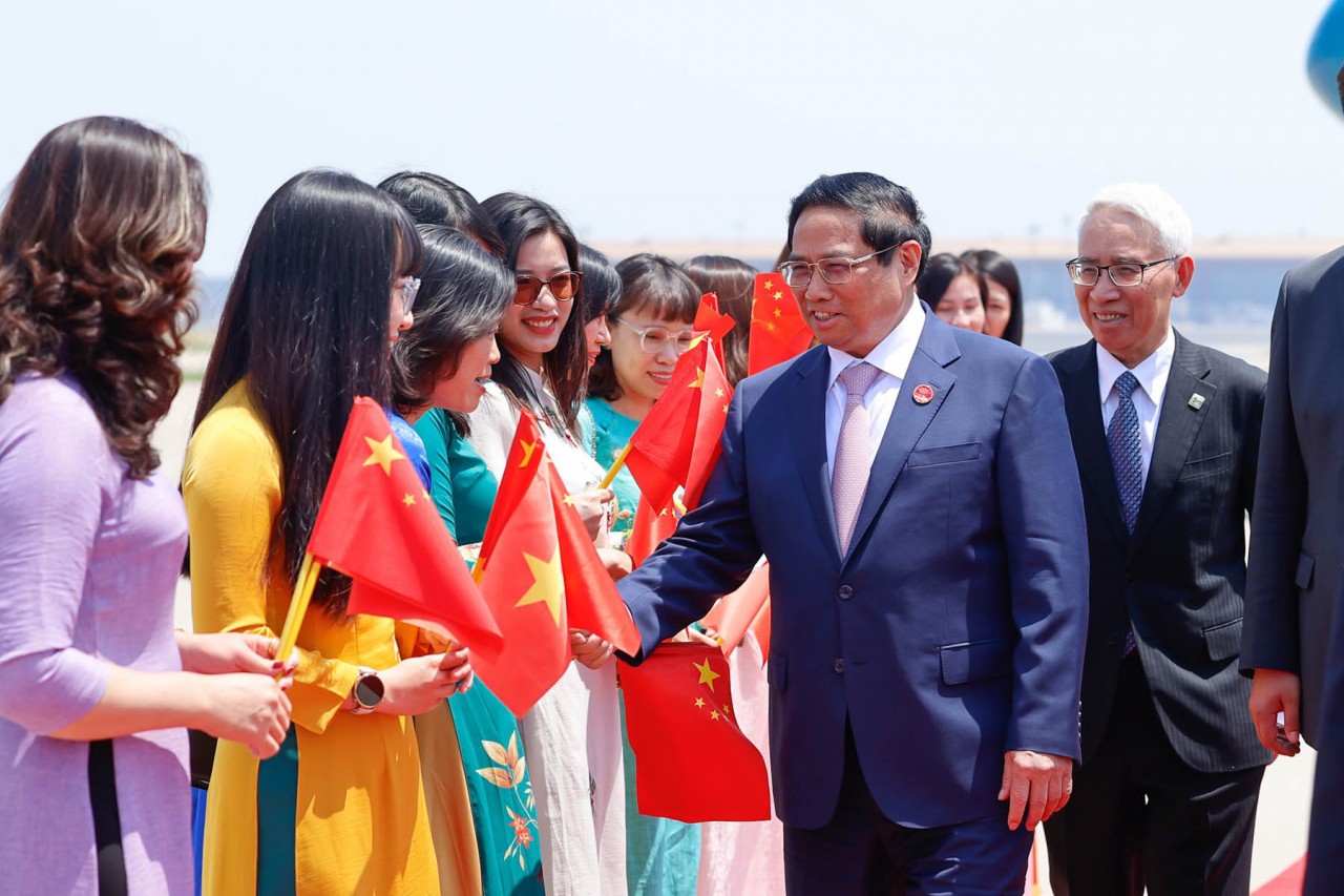 Thủ tướng Phạm Minh Chính tới Bắc Kinh, Trung Quốc