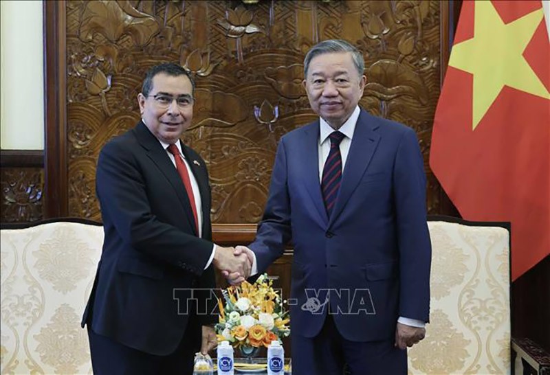 Chủ tịch nước Tô Lâm tiếp Đại sứ Colombia