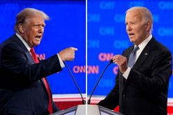 Bầu cử Mỹ 2024: 'Đấu khẩu nảy lửa' trong cuộc so găng trực tiếp Trump-Biden đầu tiên