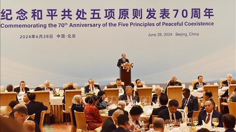 Lễ kỷ niệm 70 năm đề ra 'Năm nguyên tắc chung sống hòa bình'