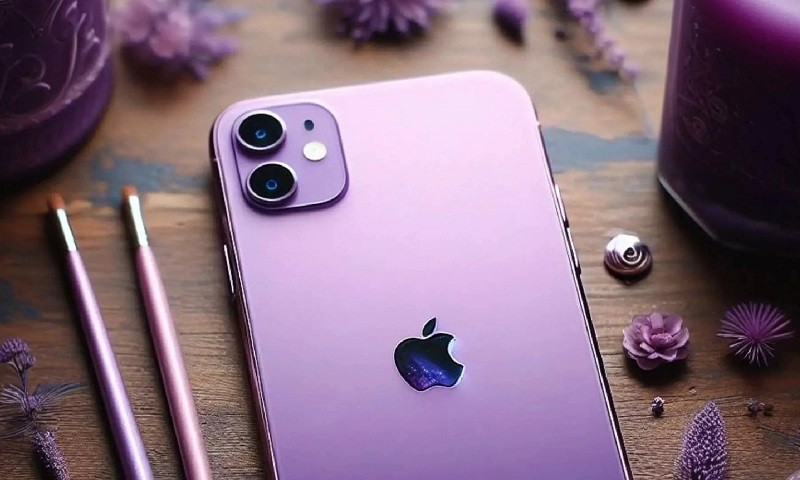 Concept iPhone 16 màu tím