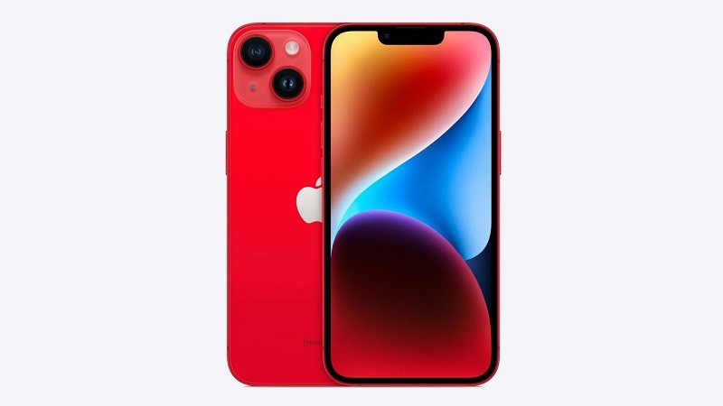 Mẫu iPhone 14 phiên bản màu đỏ