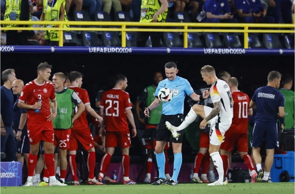 Những khoảnh khắc khó quên giữa đội bóng Đức gặp Đan Mạch và chiến thắng 2-0 của tuyển Đức