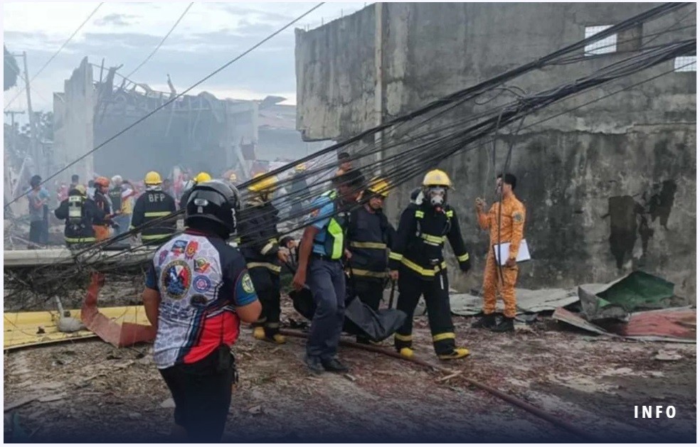 Vụ nổ tại kho pháo ở Philippines: ít nhất 5 người thiệt mạng và hàng chục người bị thương