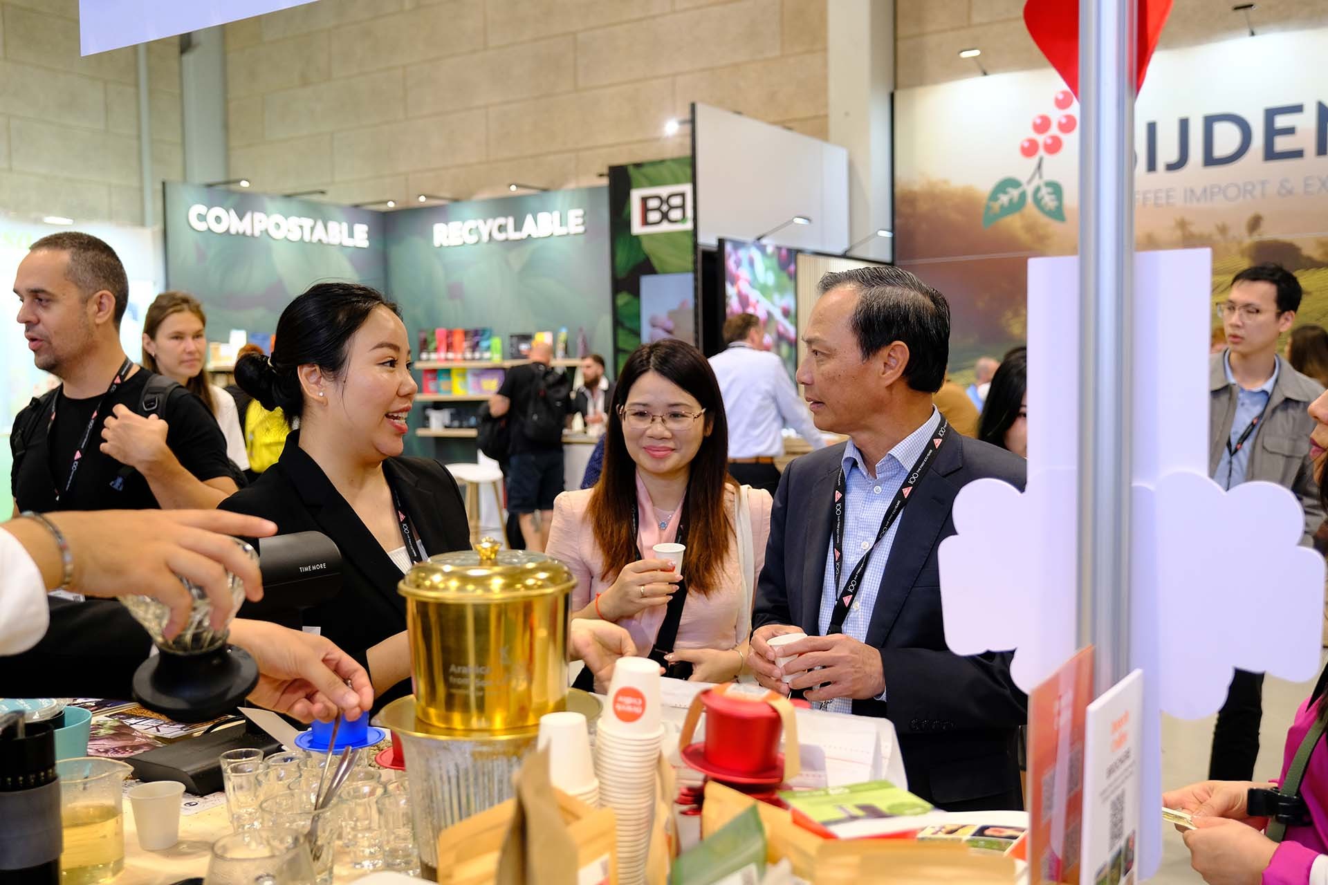 Đại sứ Việt Nam tại Đan Mạch tham dự Lễ hội cà phê thế giới Copenhagen 2024
