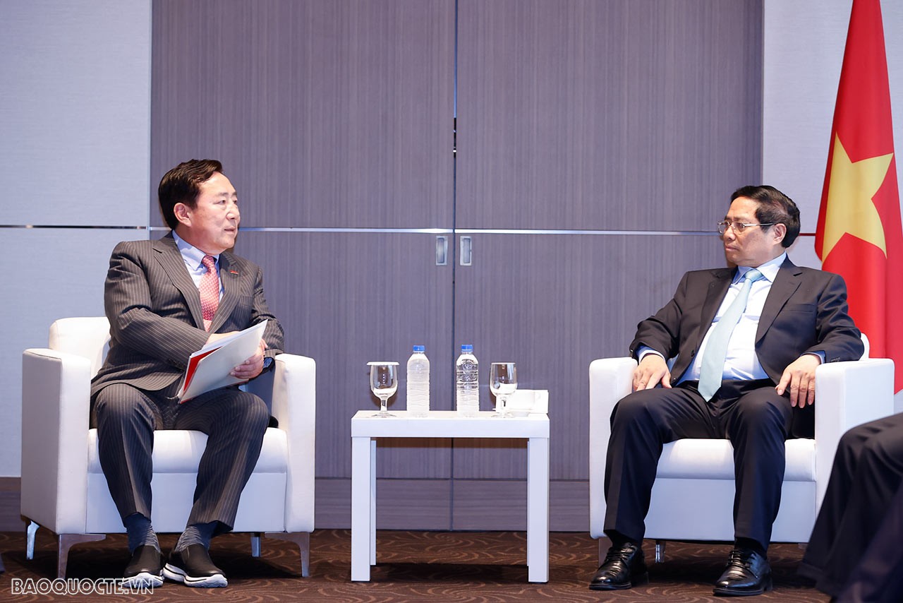 Thủ tướng đã tiếp ông Kim Ki Moon, Chủ tịch Hiệp hội doanh nghiệp vừa và nhỏ Hàn Quốc (KBIZ).
