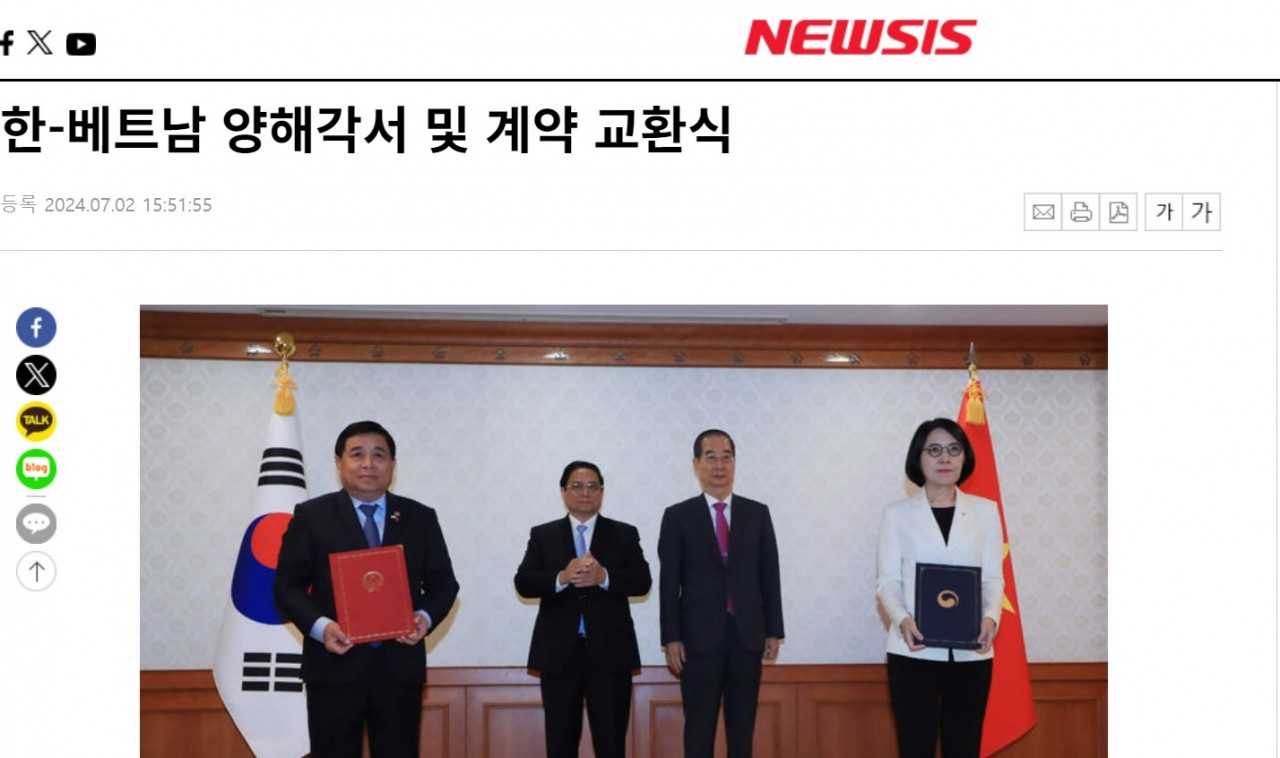 Báo chí Hàn Quốc đưa tin đậm nét về chuyến thăm của Thủ tướng Phạm Minh Chính, nhấn mạnh quyết tâm hợp tác kinh tế giữa hai nước