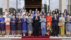 Chủ tịch Quốc hội Trần Thanh Mẫn tiếp đoàn đại biểu Hội Phụ nữ Lào và Campuchia