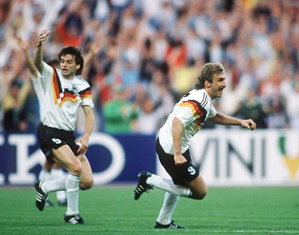 Lần gần nhất Đức đánh bại Tây Ban Nha ở giải đấu lớn là trận thắng ở vòng bảng EURO 1988.  (Nguồn GettyImages)