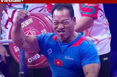 Three Vietnamese powerlifters earn Paralympic spots