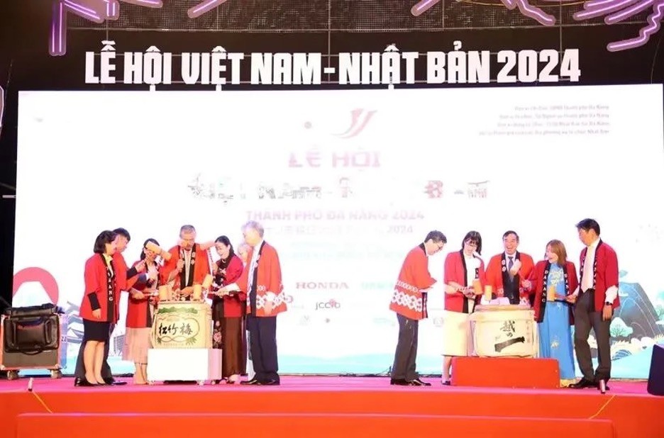 The Vietnam-Japan Festival in the central beach city of Da Nang opened on July 4 evening. (Photo: VNA)