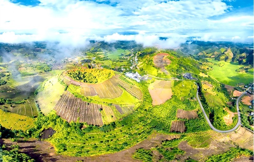 Nam Ka Volcano in Đắk Nông Geopark. Photo krongno.daknong.gov.vn