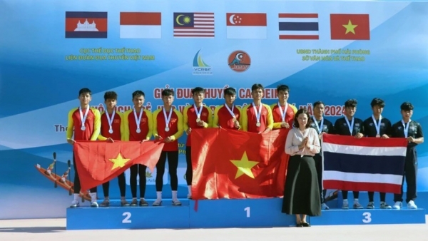Vietnam tops Southeast Asia Rowing and Canoeing tournament medal tally