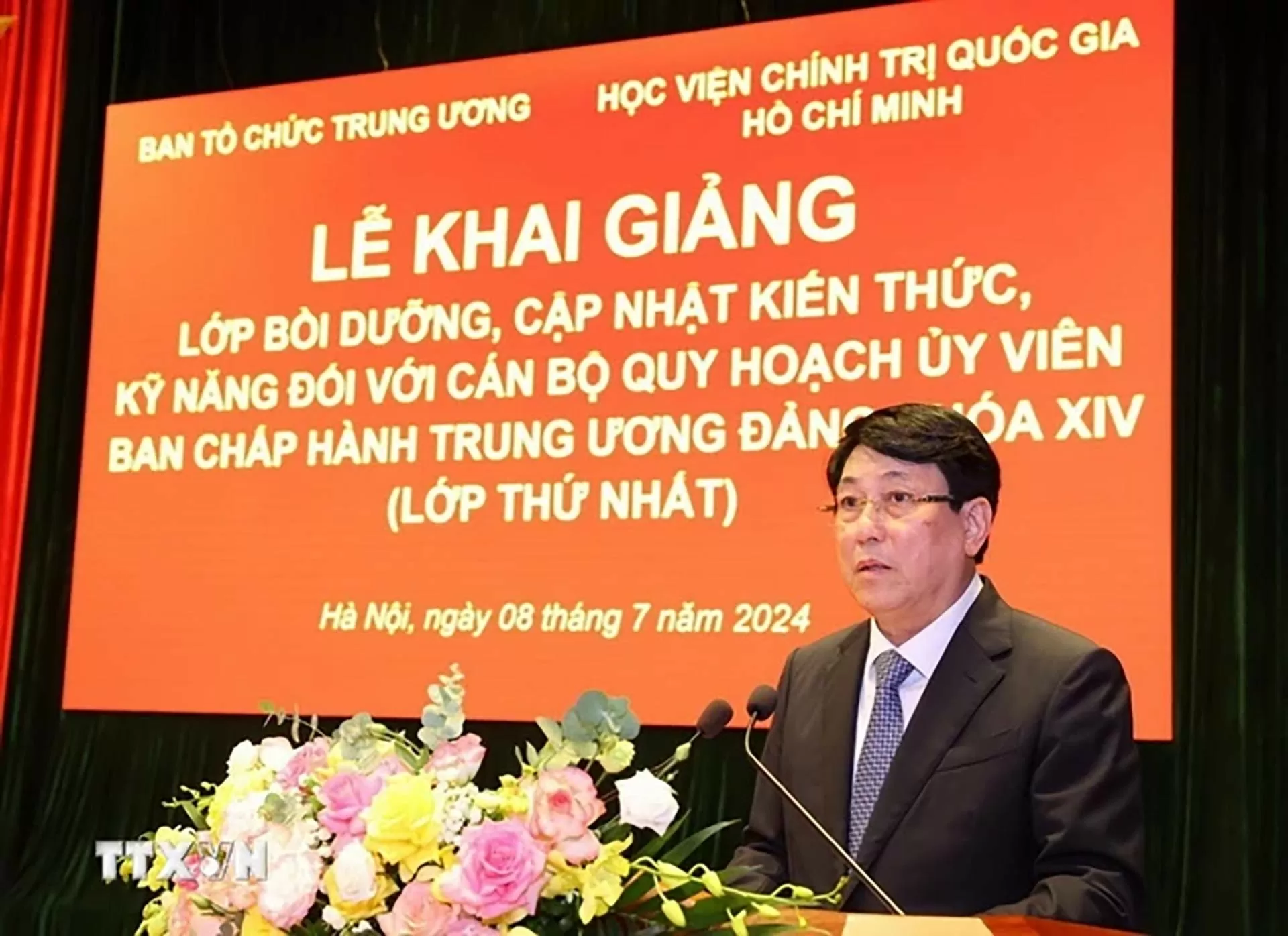 Khai giảng Lớp bồi dưỡng cán bộ quy hoạch Ủy viên Ban Chấp hành Trung ương Đảng khóa XIV