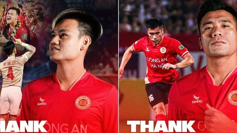Chuyển nhượng cầu thủ V-League: Hậu vệ Hồ Tấn Tài, Bùi Tiến Dụng chia tay CLB Công an Hà Nội