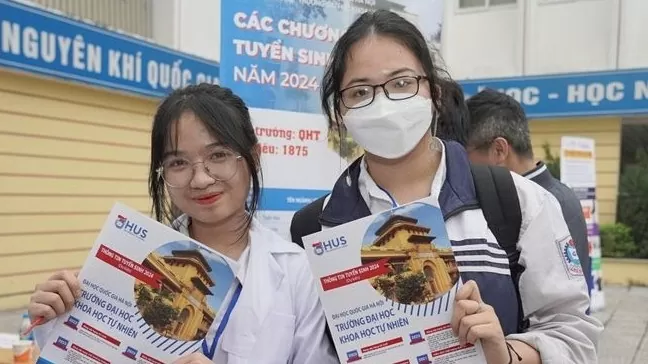 Điểm chuẩn xét tuyển sớm năm 2024 của Trường Đại học Khoa học Tự nhiên (ĐHQGHN)