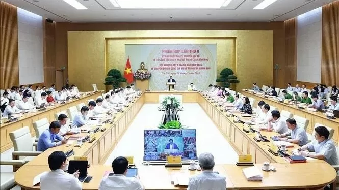 PM Pham Minh Chinh attended 9th meeting of National Committee on Digital Transformation