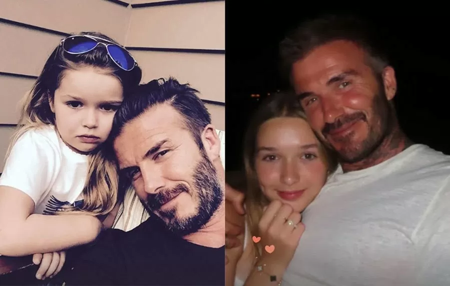 Hình ảnh gia đình David Beckham mừng con gái út tròn 13 tuổi
