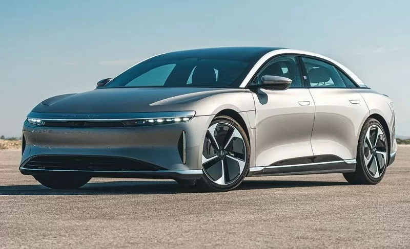 Lucid Air EV là mẫu sedan điện hạng sang, cạnh tranh trực tiếp với đối thủ Tesla Model S Lucid Air EV là mẫu sedan điện hạng sang, cạnh tranh trực tiếp với đối thủ Tesla Model S