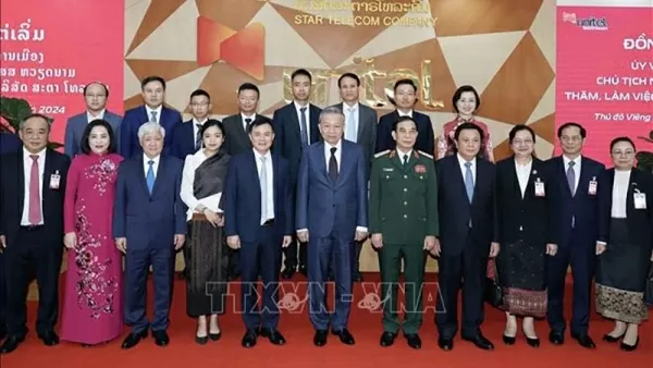 Liên doanh Star Telecom tiếp tục là hình mẫu hợp tác kinh tế Lào-Việt Nam