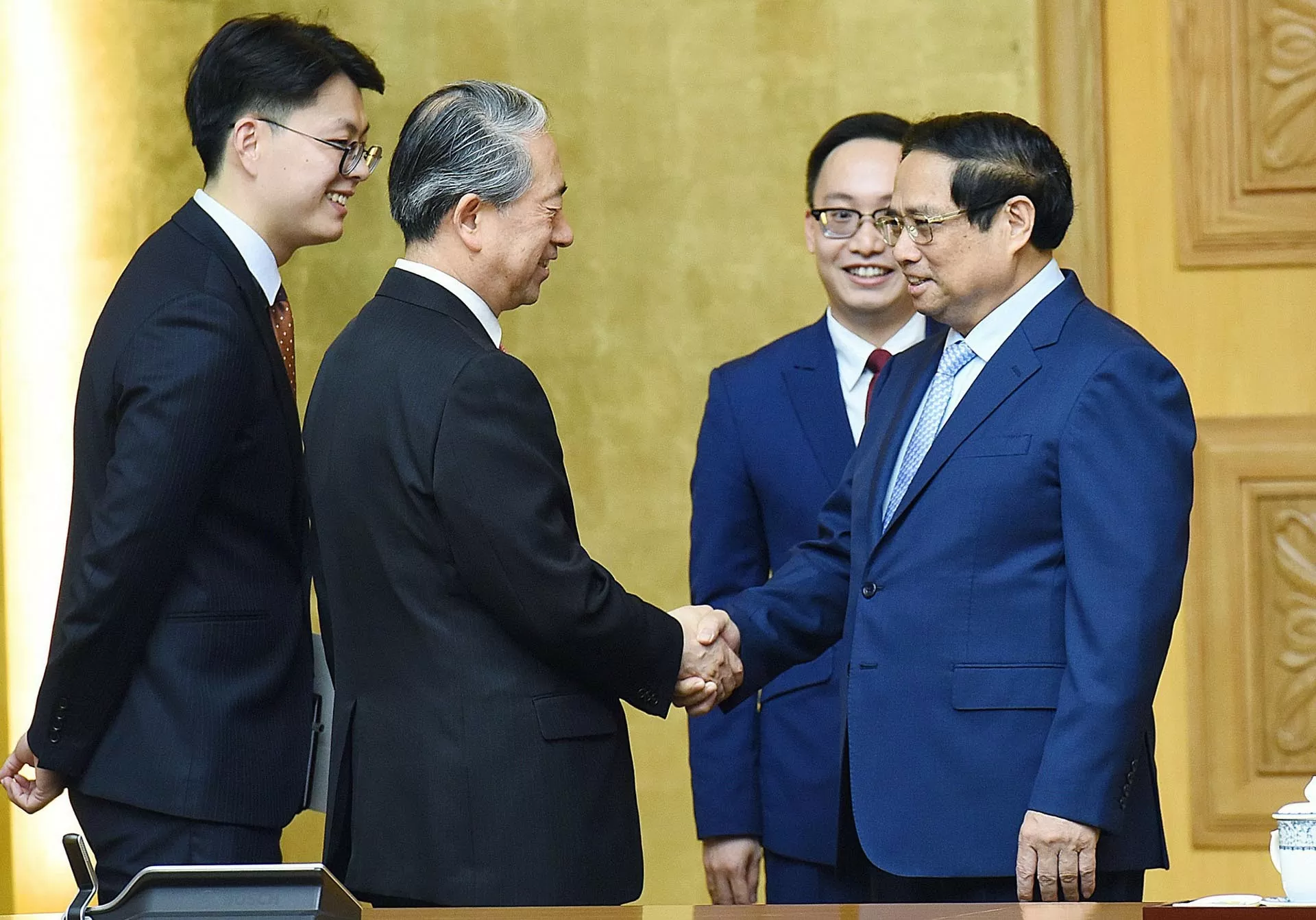 Thủ tướng Phạm Minh Chính tiếp Đại sứ Trung Quốc chào từ biệt, kết thúc nhiệm kỳ công tác tại Việt Nam