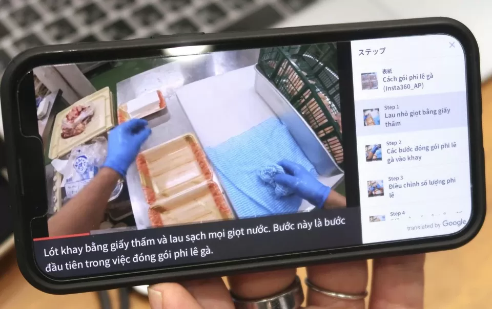 Nhật Bản trình làng phần mềm trí tuệ nhân tạo sản xuất video đa ngôn ngữ cho lao động nước ngoài